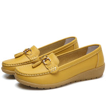 Load image into Gallery viewer, Women Flats Moccasins Leather Shoes
