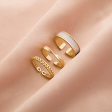 Load image into Gallery viewer, Gothic Style Three Piece Opening Rings for Woman
