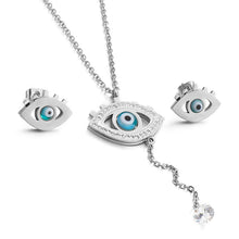 Load image into Gallery viewer, Stainless Steel Chains Necklace Earrings Sets
