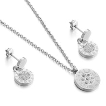 Load image into Gallery viewer, Stainless Steel Chains Necklace Earrings Sets
