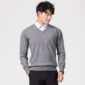 Male  V-neck Sweater