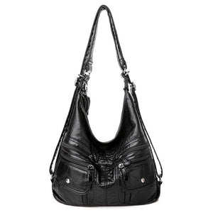 Teho Leather Handbags Multifunction Shoulder Bags