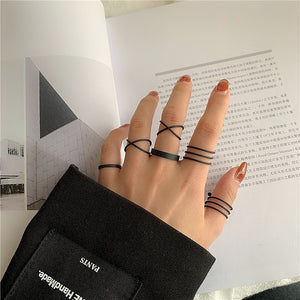 7pcs Fashion Jewelry Rings Set